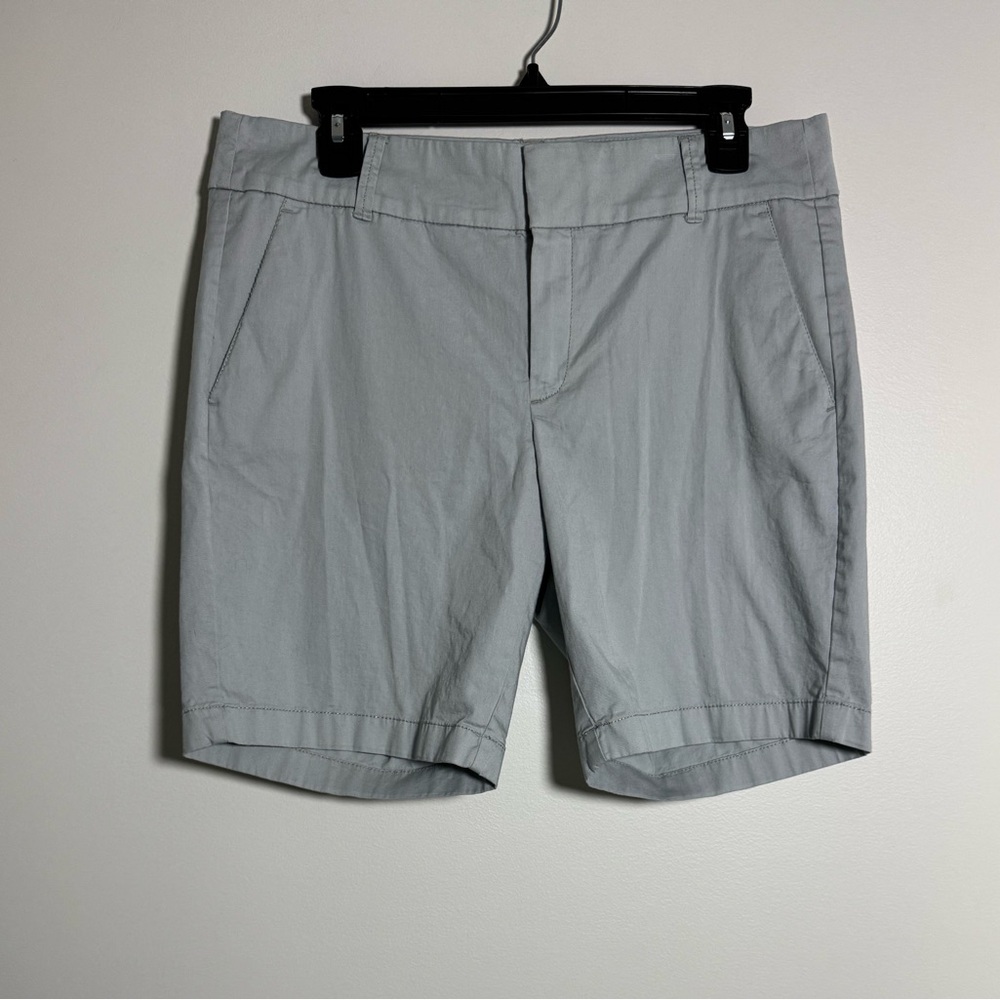 J.Crew Light Blue Chino Shorts Size 10 Classic Casual Preppy